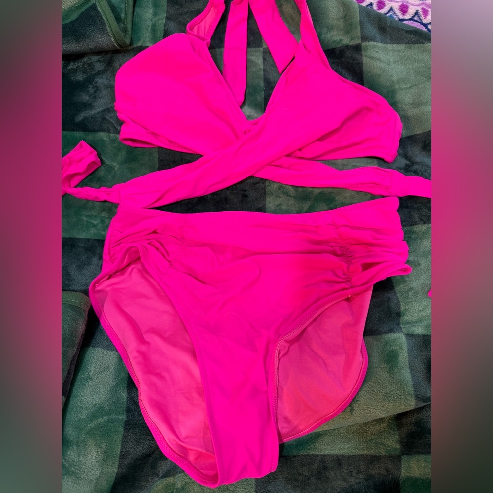 Vibrant Pink Bikini Set